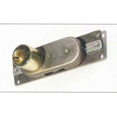 Serratura a stringa ad incasso FASEM 27/C con cilindro tondo scatola in ferro grezzo bordo quadro