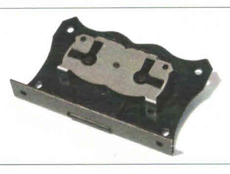 Serratura per mobili in stile FASEM 572/15 da incastrare in ferro BRUNITO