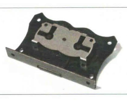 Serratura per mobili in stile FASEM 572/15 da incastrare in ferro BRUNITO