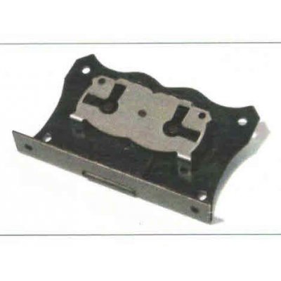 Serratura per mobili in stile FASEM 572/40 da incastrare in ferro BRUNITO