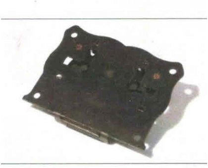 Serratura per mobili in stile FASEM 576/20 da applicare in ferro BRUNITO