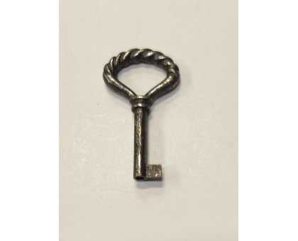 Chiave serie TORCIGLIONE mm 33 stelo piccolo in ottone BRUNITO