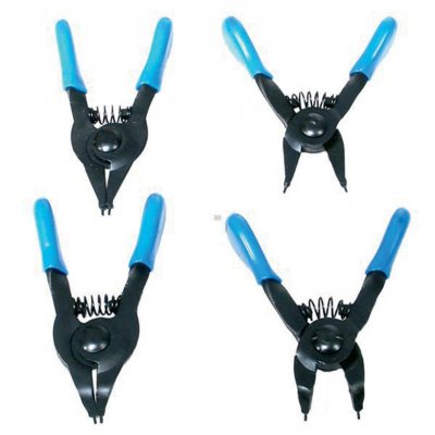Set 4 pz pinze per anelli elstici piccole BGS 444