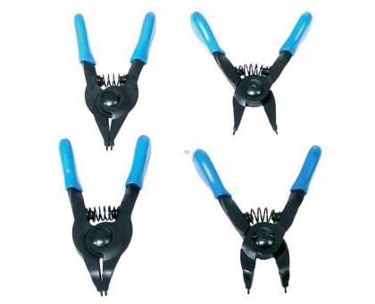 Set 4 pz pinze per anelli elstici piccole BGS 444