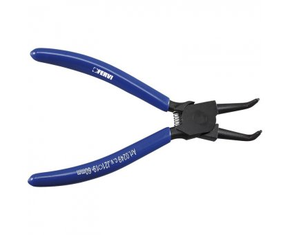 Pinza per anelli seeger esterni mm 175 becchi curvi FERVI