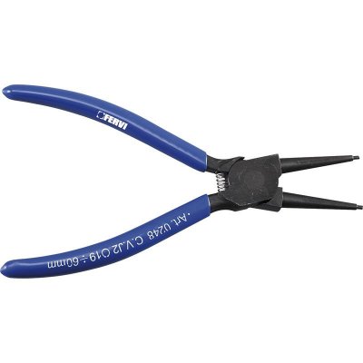 Pinza per anelli seeger interni mm 175 becchi diriti FERVI