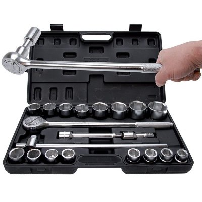 Set 20 pz cricco e bussole attacco 3/4" in valigetta BGS 1202