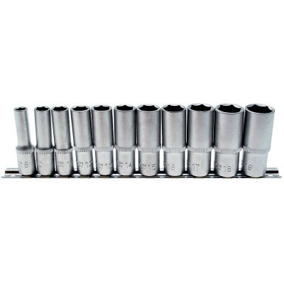 Set 11 pz bussole esagonali tipo lungo attacco 3/8" 8-19 mm BGS 2222