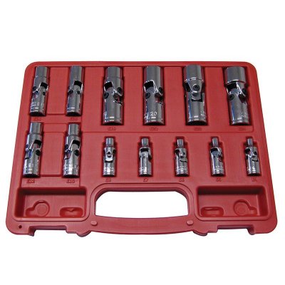 Set 13 pz bussole TORX FEMMINA snodate attacchi assortiti FERMEC 54813