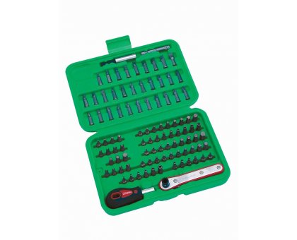 Cassetta 99 inserti attacco 1/4" assortiti FERMEC BIT99