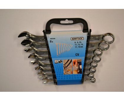 Set 8 pz chiavi combinate chromo-vanadio KWB 460390