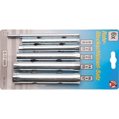 Set 6 pz chiavi a tubo mm 8 - 17 BGS 85814