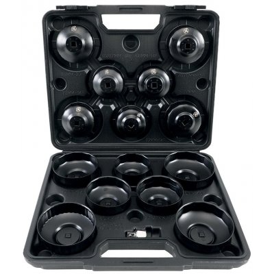 Set 14 pz Chiavi a tazza per filtri olio attacco 3/8' in valigetta BGS 91036