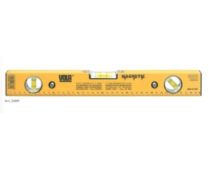 Livella alluminio base magnetica a 3 bolle cm 40 VOLA