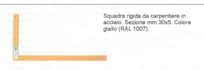 Squadra da carpentiere in acciaio mm 800 VOLA