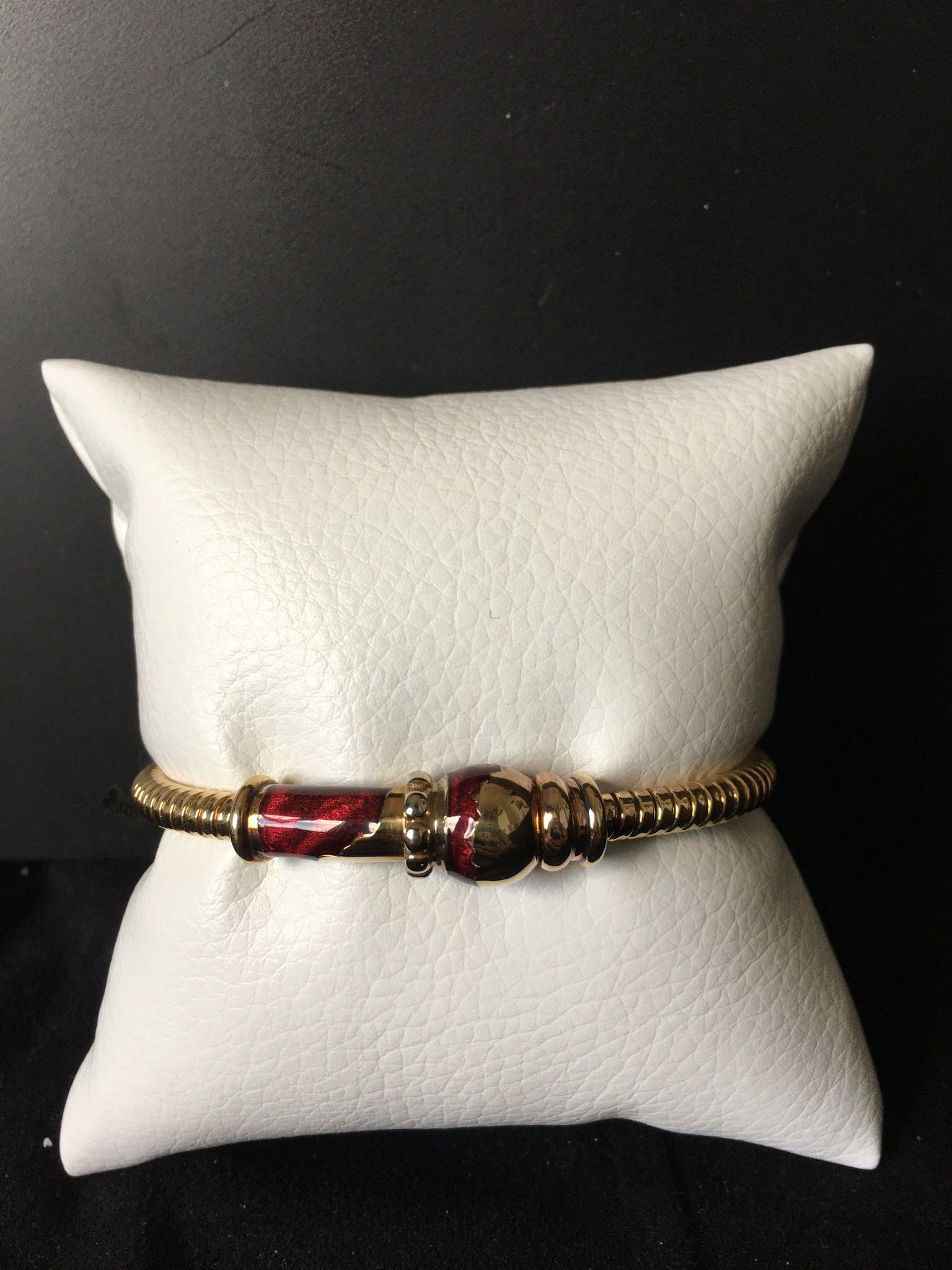 FIDIA bracciale in oro e smalto ref. BRY442\R