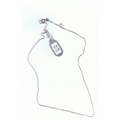 Silver collana ref NU43