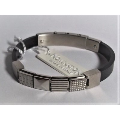 Nomination bracciale acciaio e caucciù ref. 023500/001