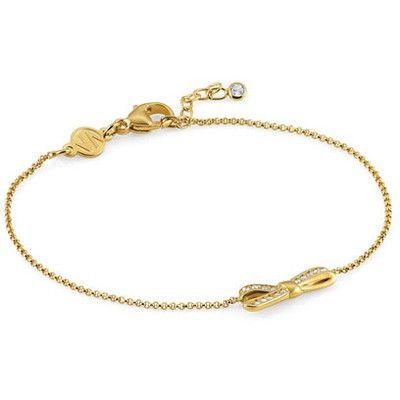 Nomination bracciale argento dorato ref.146301/012