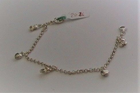 Silver bracciale con pendenti ref. 2026