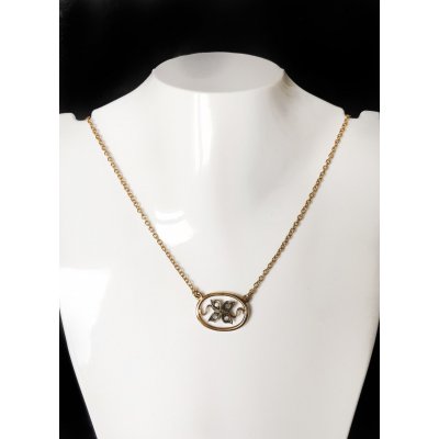 Girocollo farfalla in oro e diamanti ref. G30