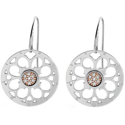 Nomination orecchini acciaio e cubic zirconia ref. 025539/001