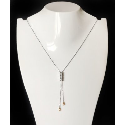 Girocollo trilogy in oro e diamanti ref. 22841