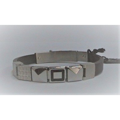 Nomination bracciali acciaio e caucciù ref. 023510/001