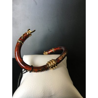 FIDIA bracciale  in oro e smalto re. BRY427\K