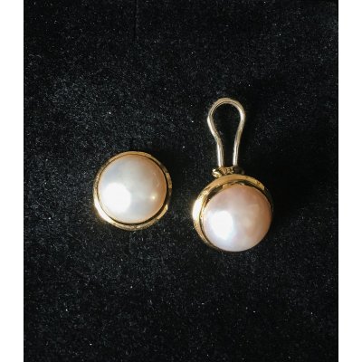 Orecchino in oro con perla ref.F276X04