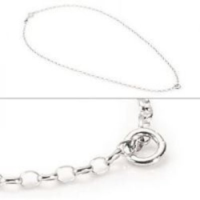 Nomination collana argento ref. 140526/019