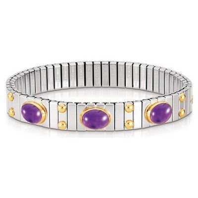 Nomination bracciale acciaio e oro ref.042123/002