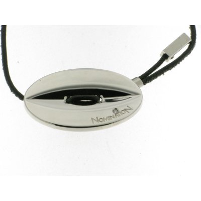 Nomination collana acciaio e diamante ref. BBAD/201