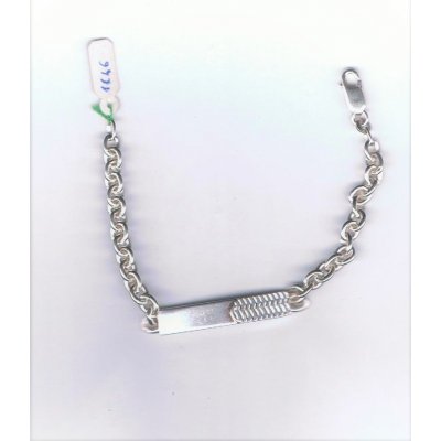 Silver Bracciale targa ref. 1146