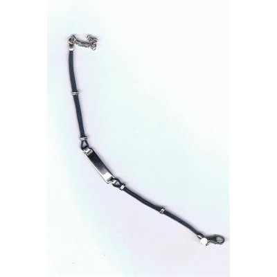 Silver Bracciale targa ref. NU10