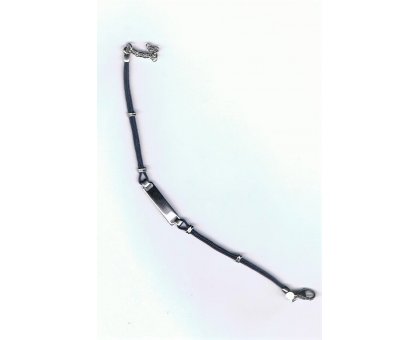Silver Bracciale targa ref. NU10