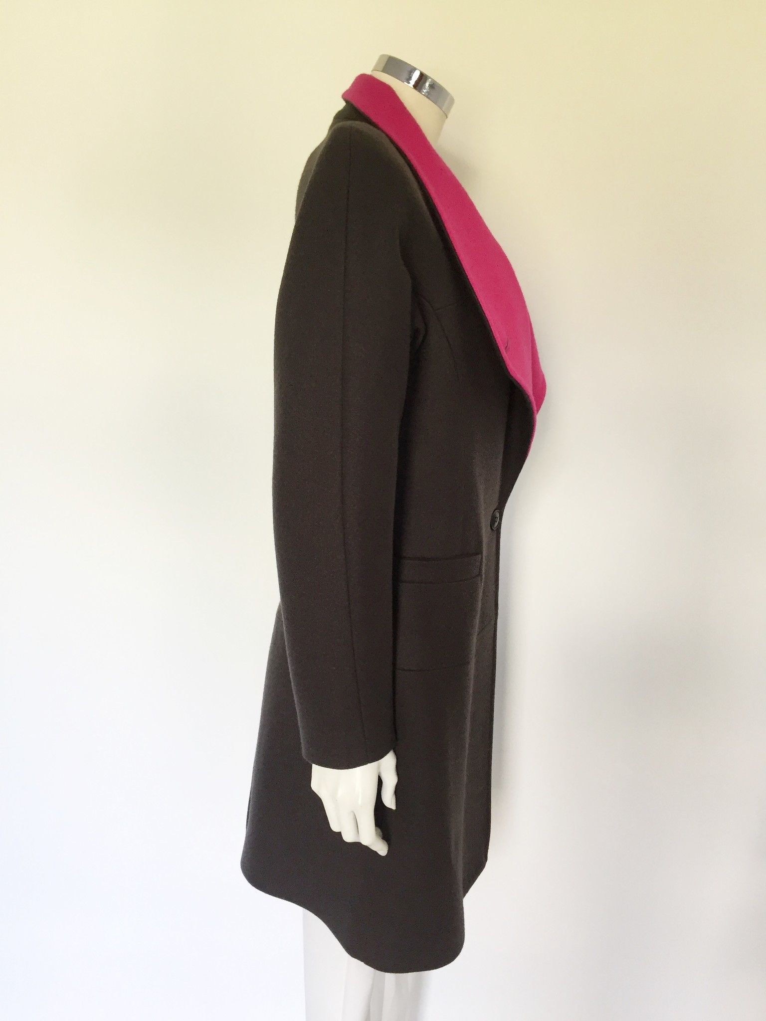 Overcoat with wide neck Cod.13502