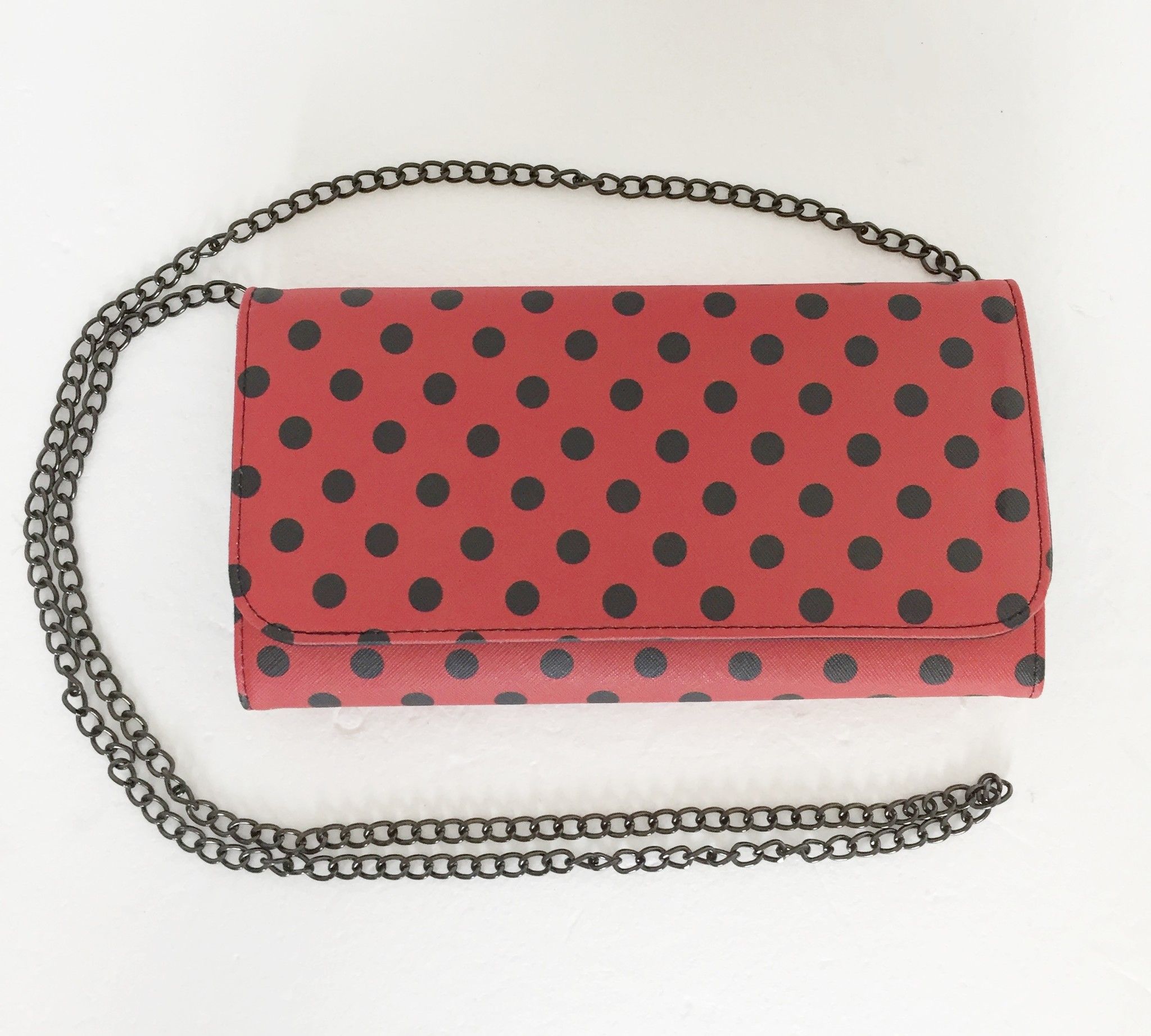LadyBug clutch bag with metallic strap Cod.5624