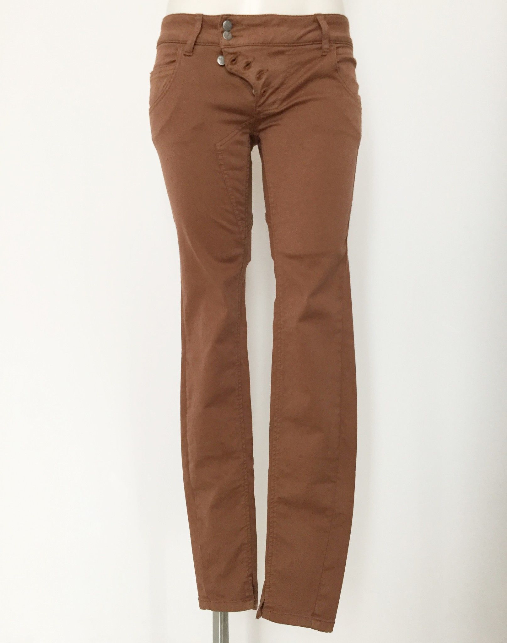 Sexy Woman Long jeans button fastening Cod.P1148161