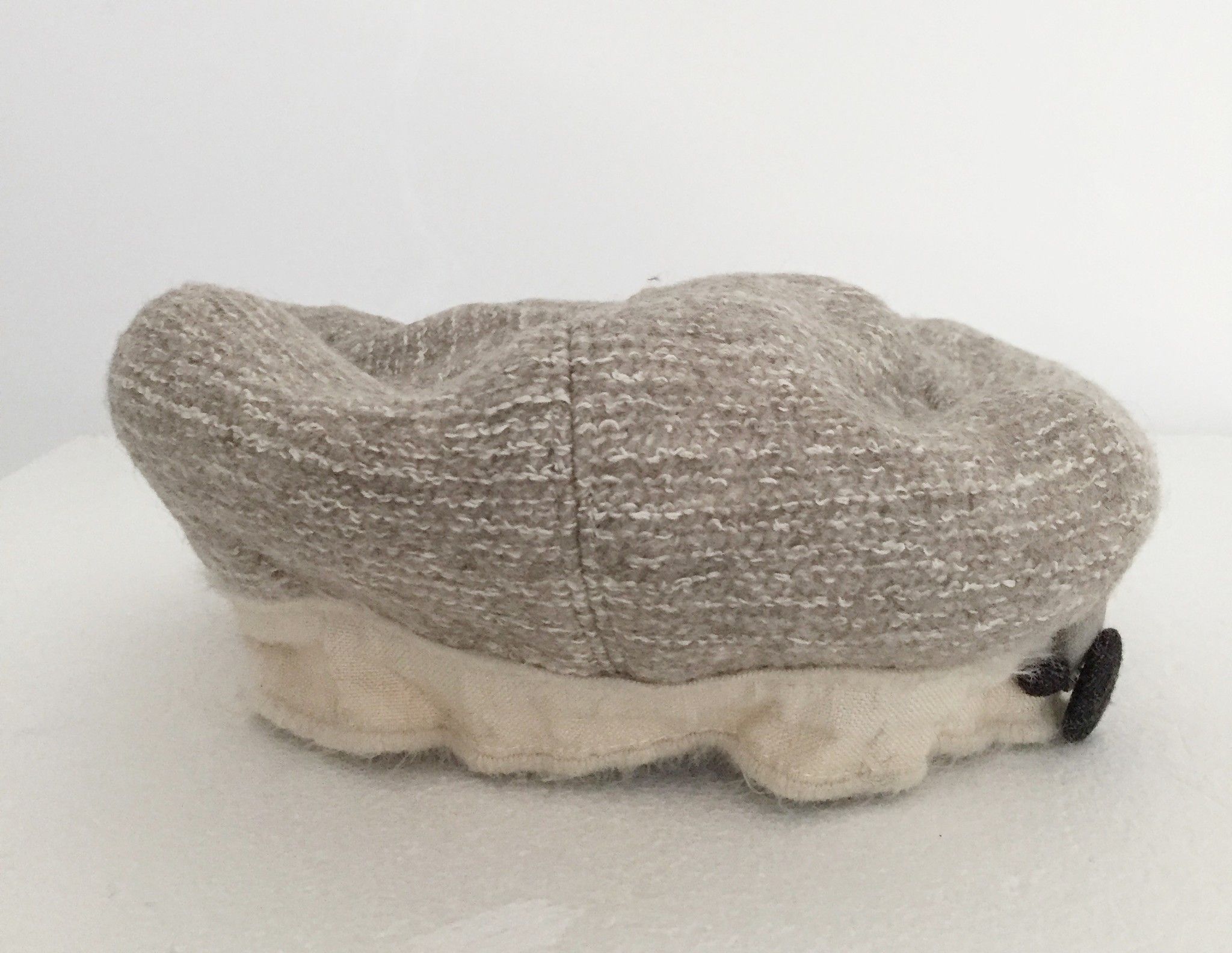 Alysi Boiled wool hat with Buttons Cod.0012