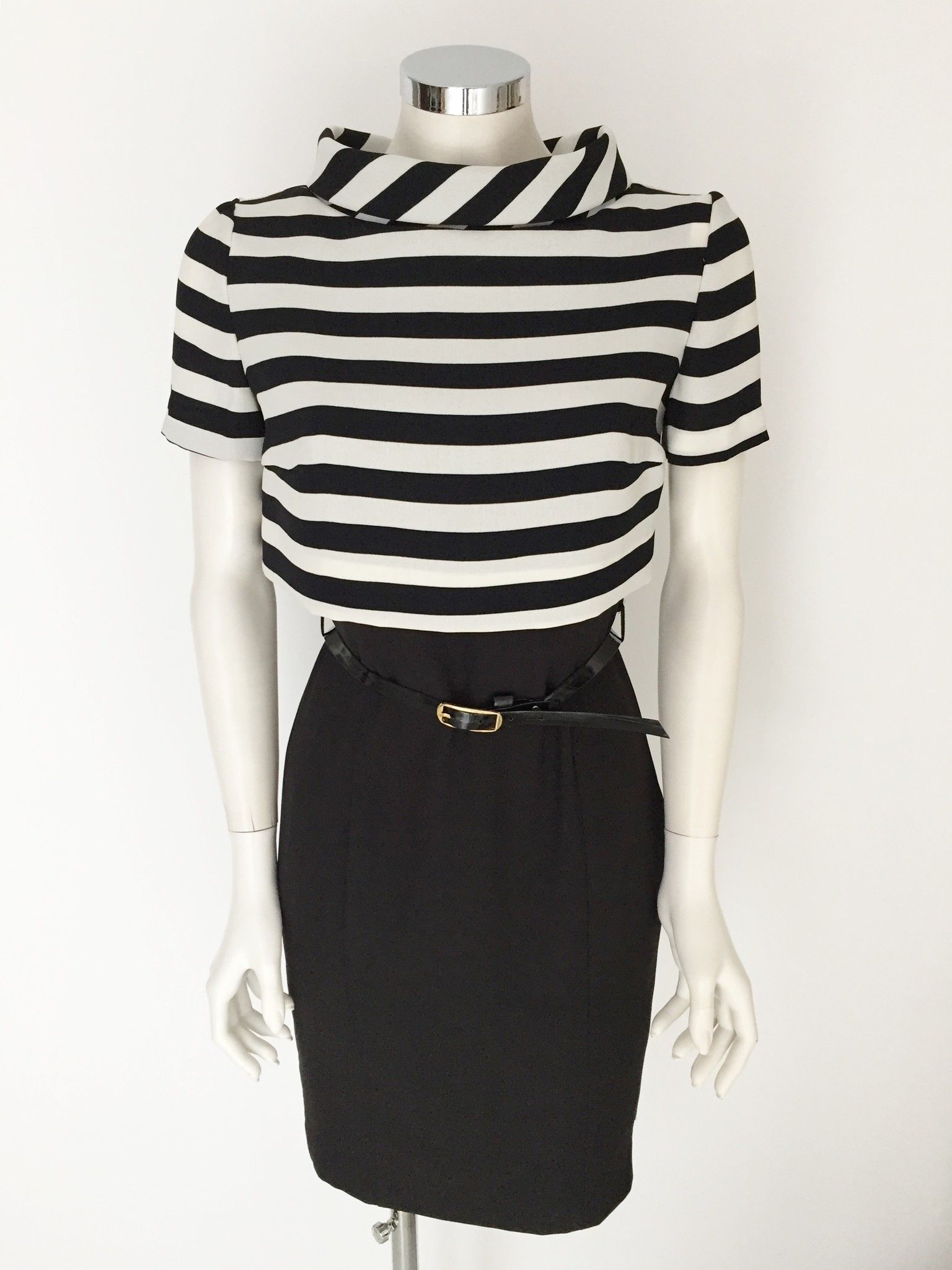 LadyBug Half sleeve striped dress Cod.3320