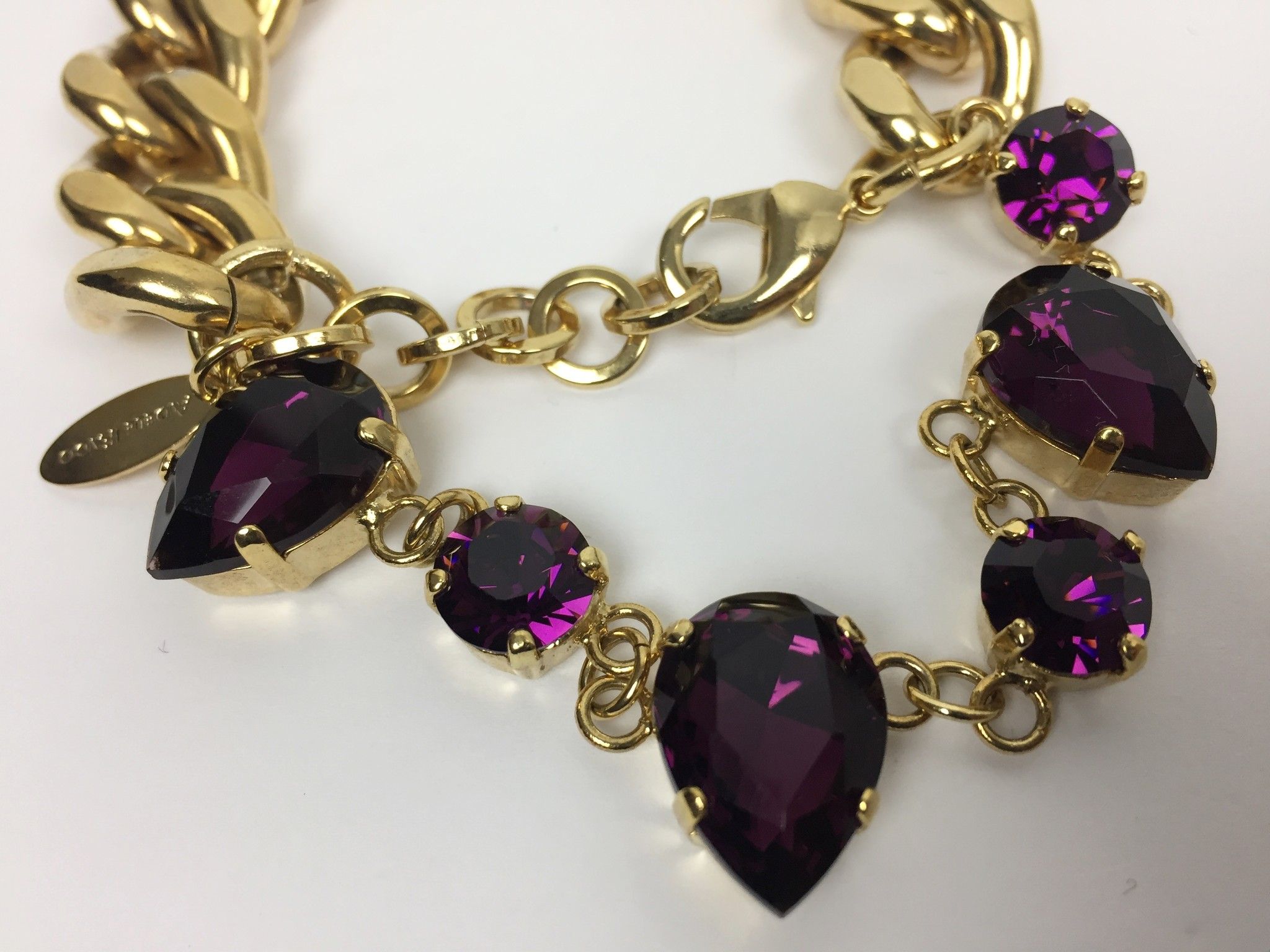 Atos Lombardini Gold Chain Bracelet with Stones Cod.348251