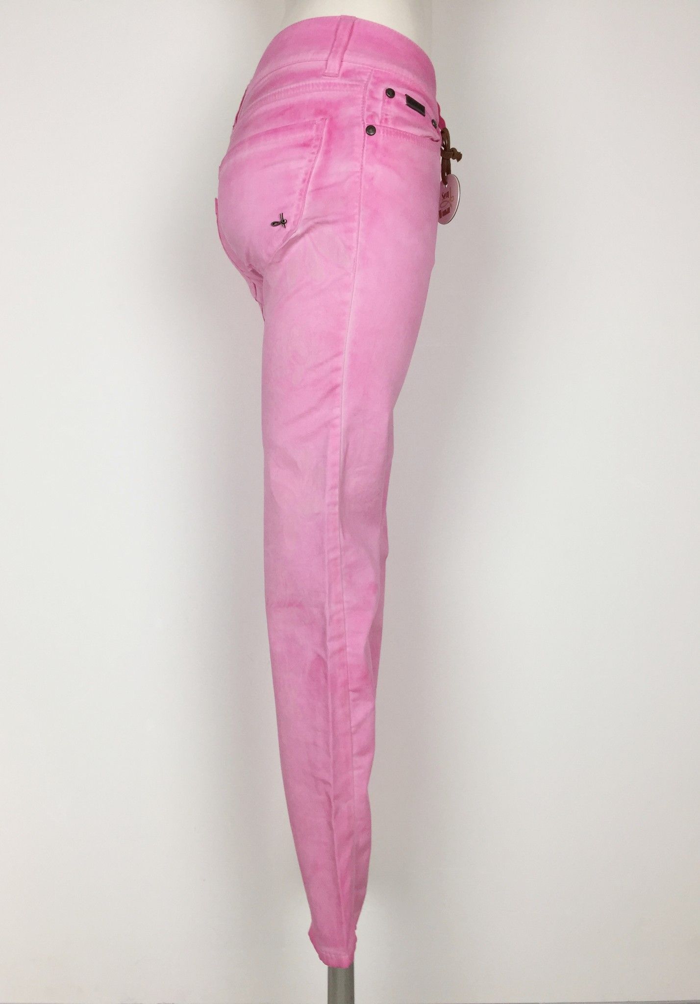 Jeans Sexy Woman in Cotone Leggero con Stampa Fiori Cod.P414623