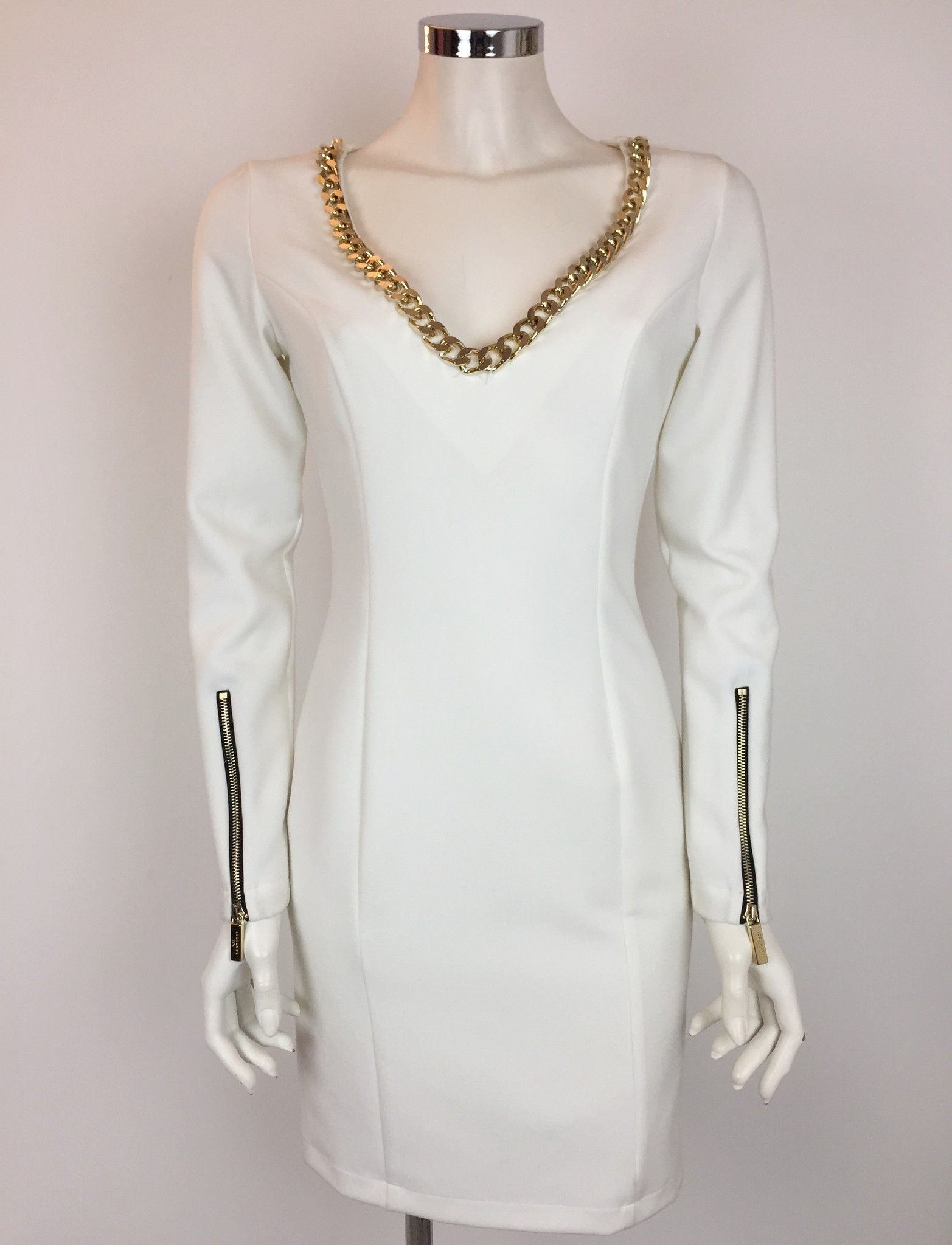 Gil Santucci Dress with Golden Chains Cod.142T103