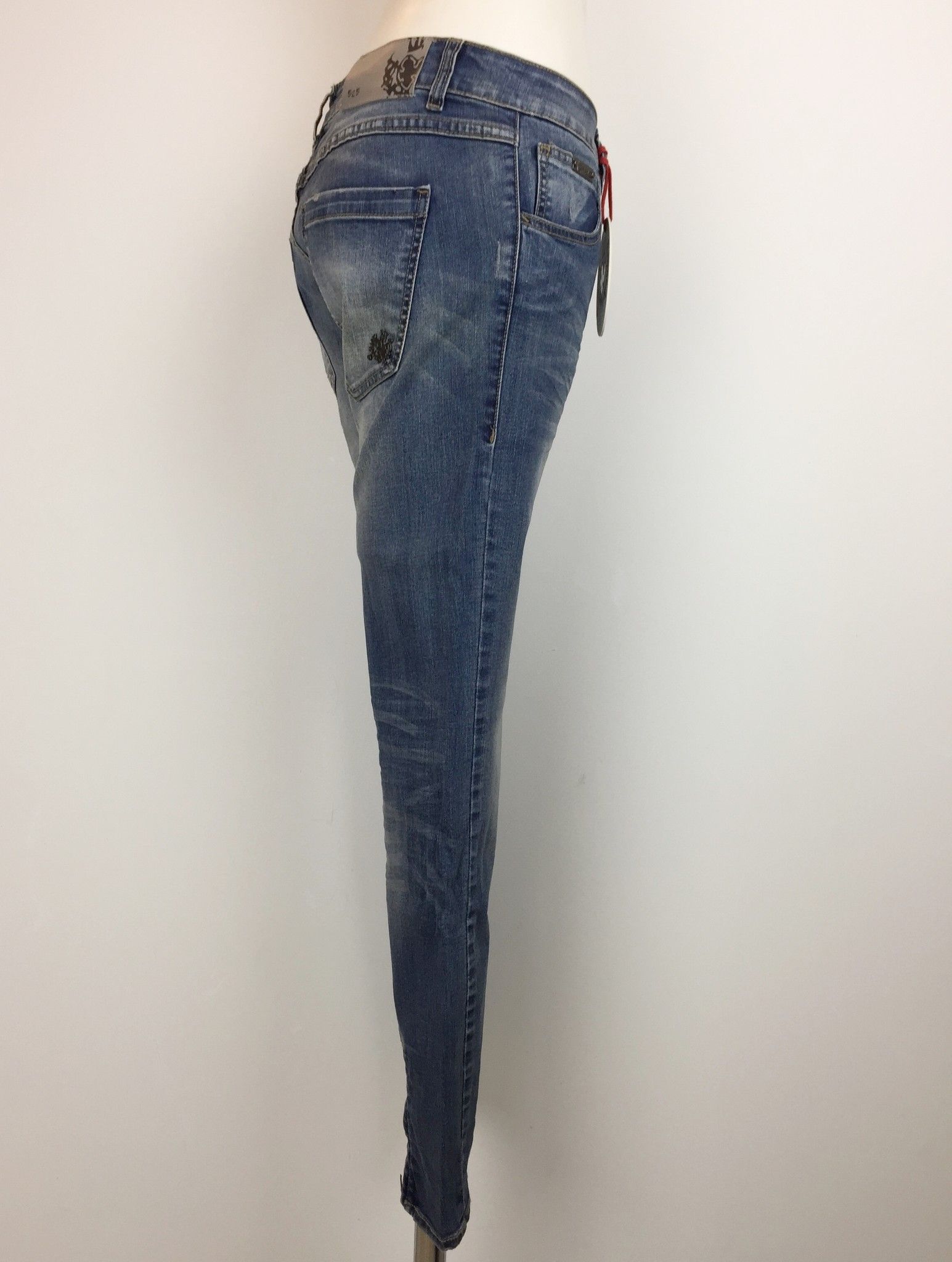Sexy Woman 525 Stretch Jeans with Ankle Zippers Cod.P454526
