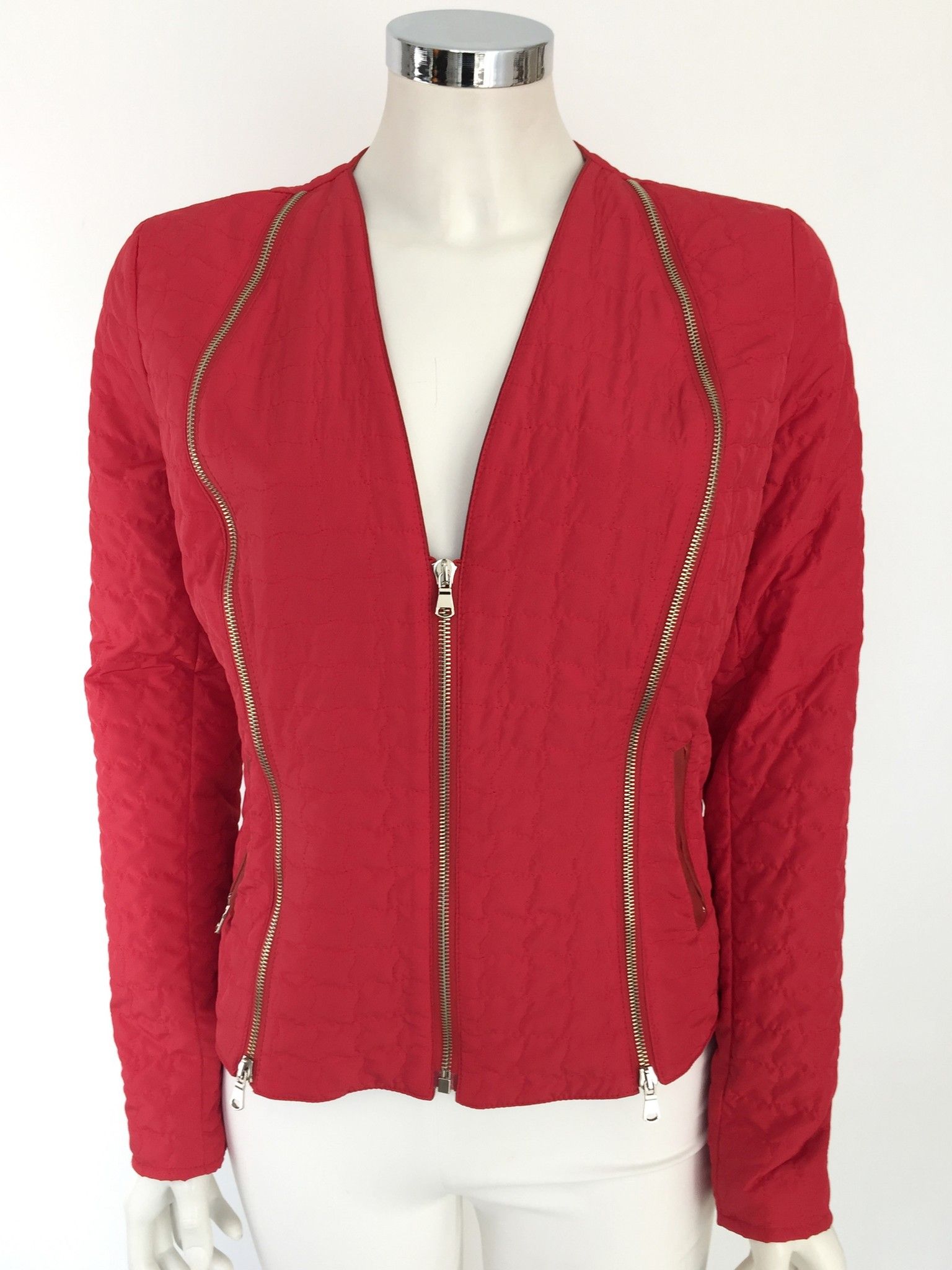 Adele Fado Quilted Jacket with Zippers Cod.CP116