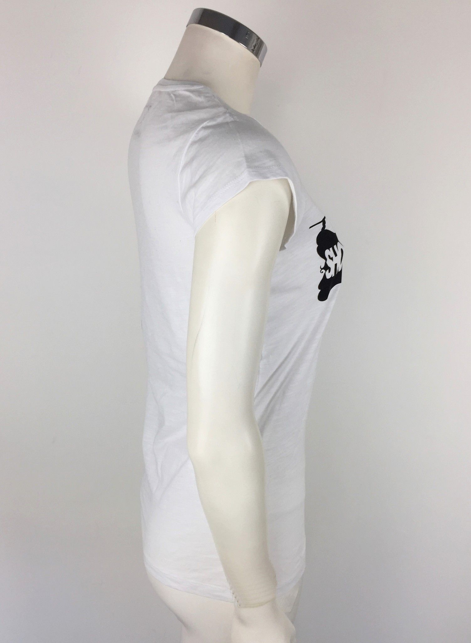 Vicolo T-Shirt with "Shopping" Print and Swarovski Cod.RO0716