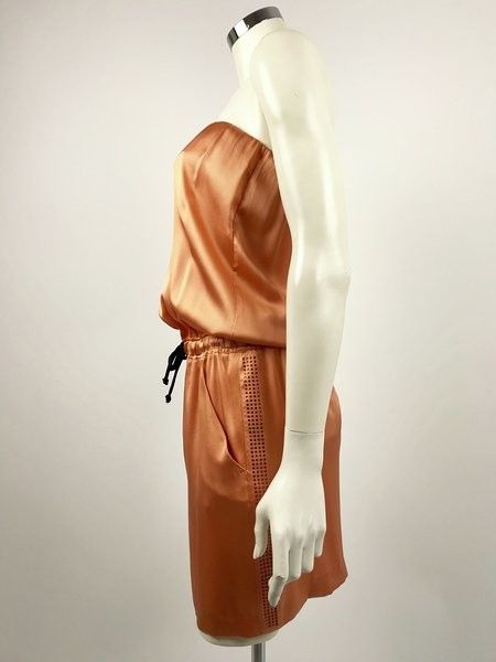 Atos Lombardini Straight Cut Dress with Swarovski Drawstring Cod.3137