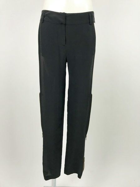 Space Two-colored Trousers Golden Zipper Cod.B116