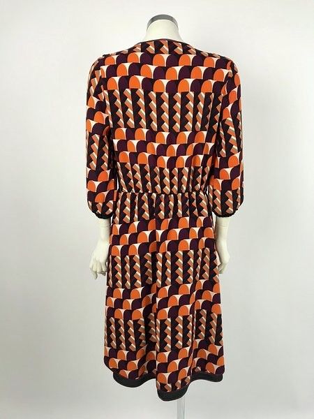 Roberta Biagi Roughes Geometric Pattern Dress Cod.L1611